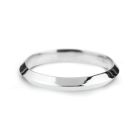 Aliança de Namoro/compromisso Prata I Love Silver Design ILS1022