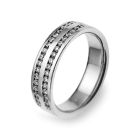 Anel de Noivado Ouro e Diamantes Eternis EG08-D-19K