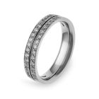 Anel de Noivado Ouro e Diamantes Eternis EG27-D-19K