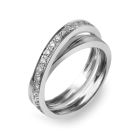 Anel de Noivado Ouro e Diamantes Eternis EG48-D-19K