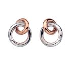 Brincos Hot Diamonds Interlocking Circles