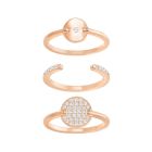 Conjunto de Aneis Swarovski Ginger 5284074