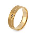 Aliança de Casamento Ouro e Diamante Eternis WM46-Y-D-19K