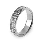 Aliança de Casamento Ouro e Diamantes Eternis WX44-W-D-19K