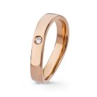 Aliança de Casamento Ouro e Diamante Eternis EX1A4R-D-19K