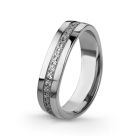 Aliança de Casamento Ouro e Diamantes Eternis EX1A5W-D-19K